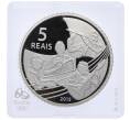 Монета 5 риалов 2015 года Бразилия «XXXI летние Олимпийские Игры в Рио-де-Жанейро 2016 года — Пляжный волейбол и Шоро» (Артикул: M2-77213)
