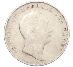 1/2 гульдена 1838 года Баден — Фото №2