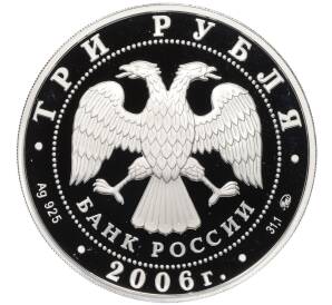 3 рубля 2006 года ММД «XX зимние Олимпийские Игры в Турине 2006» — Фото №2