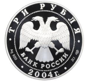 3 рубля 2004 года СПМД «Вторая Камчатская экспедиция» — Фото №2