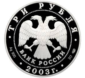 3 рубля 2003 года СПМД «Окно в Европу — Выборг» — Фото №2