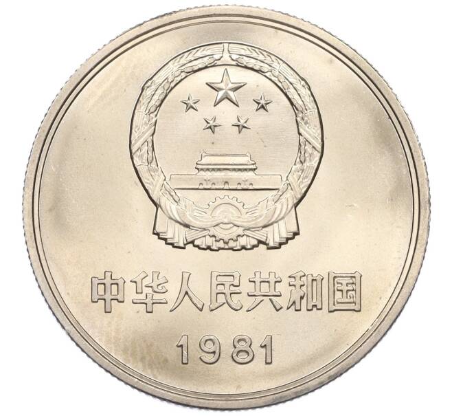 Монета 1 юань 1981 года Китай (Артикул: K12-35701) — Фото №2