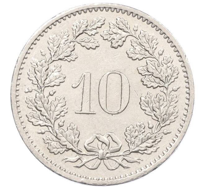 Монета 10 раппенов 1982 года Швейцария (Артикул: T11-12350) — Фото №2