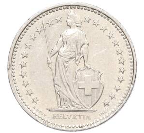 1/2 франка 1992 года Швейцария — Фото №2