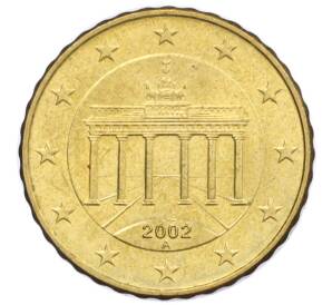 10 евроцентов 2002 года A Германия — Фото №1