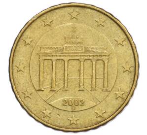 10 евроцентов 2002 года D Германия — Фото №1