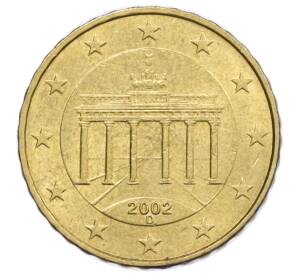 10 евроцентов 2002 года D Германия — Фото №1