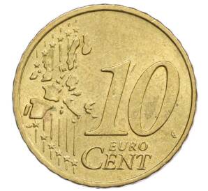 10 евроцентов 2002 года D Германия — Фото №2