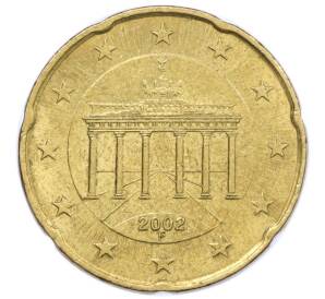 20 евроцентов 2002 года F Германия — Фото №1