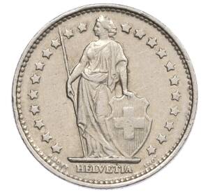 1 франк 1968 года B Швейцария — Фото №2