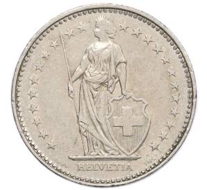 1 франк 1986 года Швейцария — Фото №2