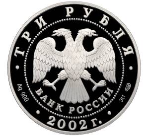 3 рубля 2002 года СПМД «Памятники архитектуры России — Кидекша» — Фото №2