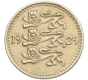 1 марка 1924 года Эстония — Фото №1