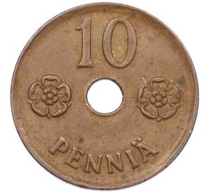 10 пенни 1942 года Финляндия — Фото №2