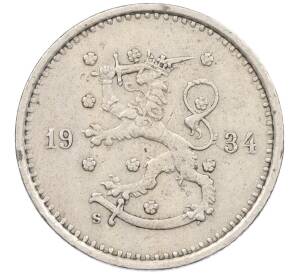 50 пенни 1934 года Финляндия — Фото №1