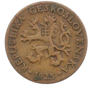 5 геллеров 1925 года Чехословакия — Фото №2
