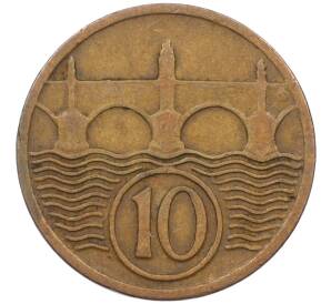 10 геллеров 1928 года Чехословакия — Фото №1