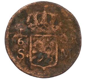 1/6 эре 1718 года Швеция — Фото №2