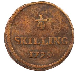 1/4 скиллинга 1799 года Швеция — Фото №1