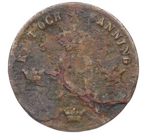 1/2 эре 1858 года Швеция — Фото №2