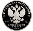 Монета 3 рубля 2017 года СПМД «Памятники архитектуры России — Мост Королева Луиза в городе Советск» (Артикул: M1-40580) — Фото №2