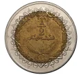 Монета 1/2 динара 2009 года Ливия (Артикул M2-8405)