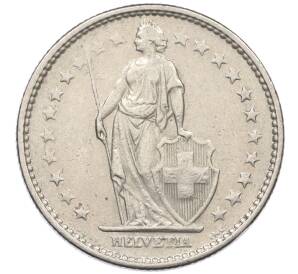 2 франка 1968 года Швейцария — Фото №2