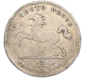 2/3 талера 1709 года Брауншвейг-Вольфенбюттель — Фото №1