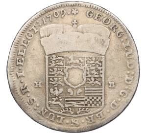 2/3 талера 1709 года Брауншвейг-Вольфенбюттель — Фото №2