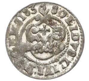 Солид 1636 года Шведская оккупация Риги — королева Кристина — Фото №1