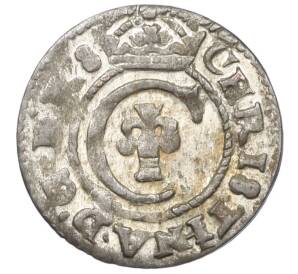 Солид 1636 года Шведская оккупация Риги — королева Кристина — Фото №2