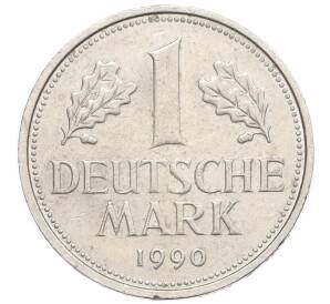 1 марка 1990 года F Западная Германия (ФРГ) — Фото №1