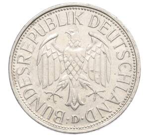 1 марка 1989 года D Западная Германия (ФРГ) — Фото №2