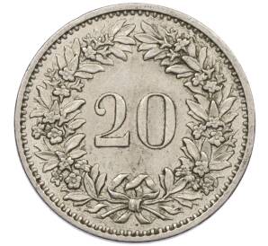 20 раппенов 1974 года Швейцария — Фото №2