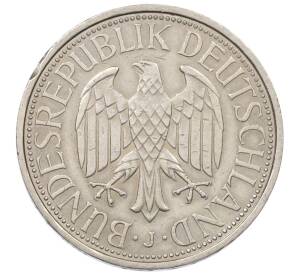 1 марка 1990 года J Западная Германия (ФРГ)