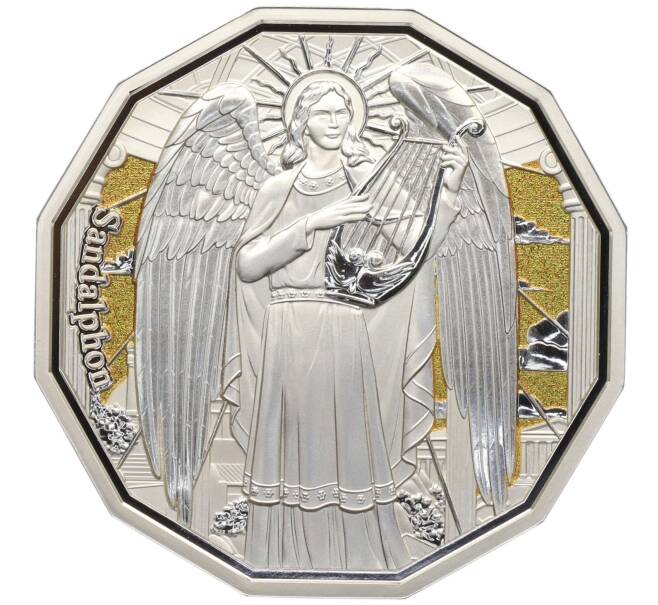 Монета 2 доллара 2024 года Самоа «Архангел Сандальфон — Рыбы» (Артикул: M2-77293) — Фото №1