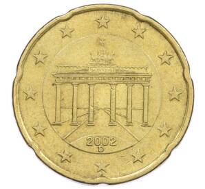 10 евроцентов 2002 года D Германия — Фото №1