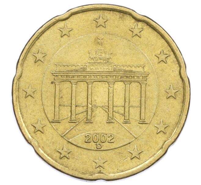 Монета 10 евроцентов 2002 года D Германия (Артикул: K12-36742) — Фото №1