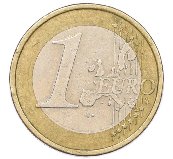 Монета 1 евро 2002 года F Германия (Артикул: K12-36747) — Фото №2