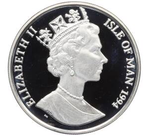 15 экю 1994 года Остров Мэн «Кошка Мэнкс» — Фото №2