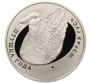 1 рубль 2009 года Белоруссия «Птица года — Серый гусь» — Фото №1
