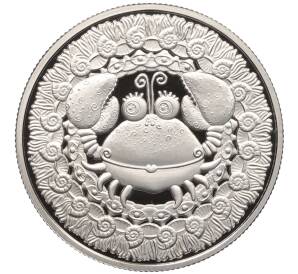 1 рубль 2009 года Белоруссия «Знаки зодиака — Рак» — Фото №1