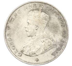 50 центов 1920 года Стрейтс Сетлментс — Фото №2