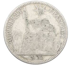 10 центов 1922 года Французский Индокитай — Фото №1