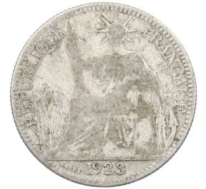 10 центов 1923 года Французский Индокитай