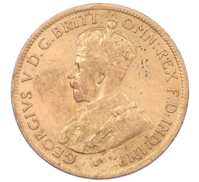 Монета 1/2 пенни 1921 года Австралия (Артикул: M2-77320) — Фото №2