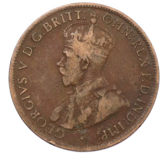 Монета 1/2 пенни 1921 года Австралия (Артикул: M2-77371) — Фото №2