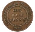 Монета 1/2 пенни 1922 года Австралия (Артикул: M2-77372) — Фото №1