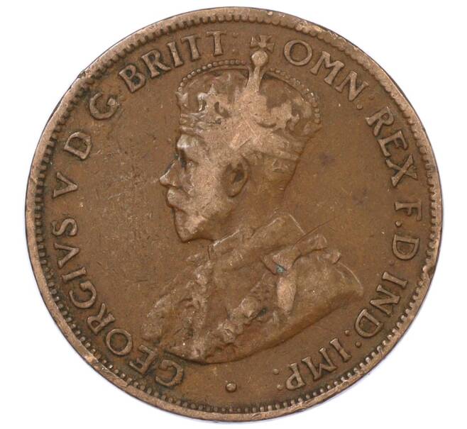 Монета 1/2 пенни 1921 года Австралия (Артикул: M2-77374) — Фото №2