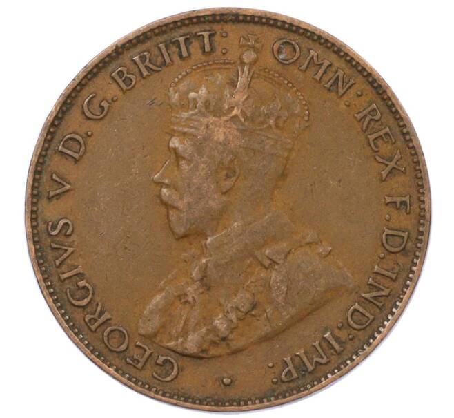 Монета 1/2 пенни 1933 года Австралия (Артикул: M2-77375) — Фото №2